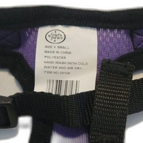 Four Paws Purple Comfort Control Air Mesh Harness for Dogs Size XS - Picture 3 of 6